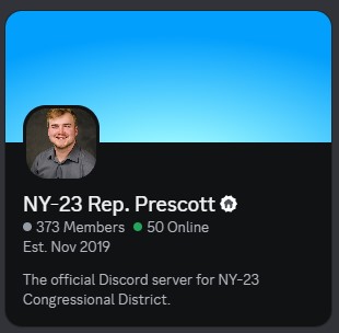 Example of a congressional discord server
